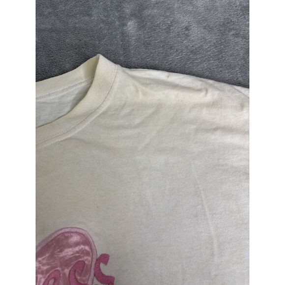 Vintage 90s Guess Jeans Short Sleeve T Shirt Women's Size XL White - Picture 5 of 12